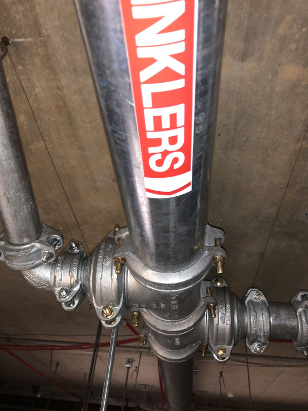 Fire sprinkler upgrade